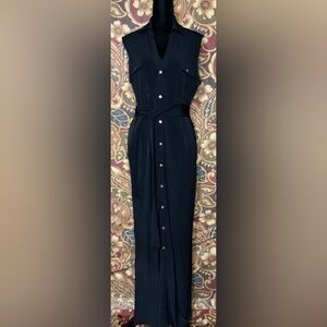 New York & Company Midnight Maxi Dress